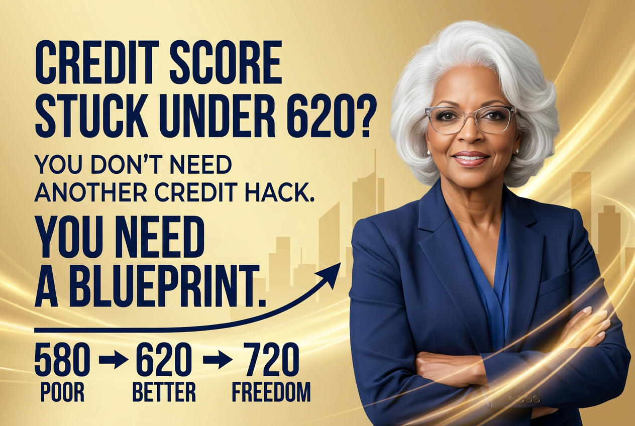 Dean 720 — credit score stuck under 620? You need a blueprint. 580 poor, 620 better, 720 freedom.